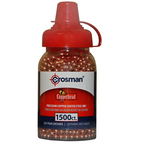 Preview: Crosman Copperhead 1500 BBs Stahlkugeln Rundkugeln Kaliber 4,5 mm